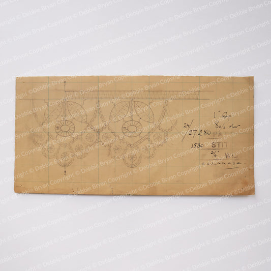 Nottingham Lace Draughtsman Drawing 24/27280