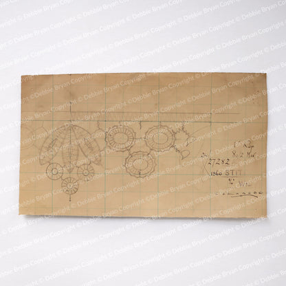 Nottingham Lace Draughtsman Drawing 24/27282