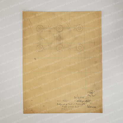 Nottingham Lace Draughtsman Drawing 24/27505