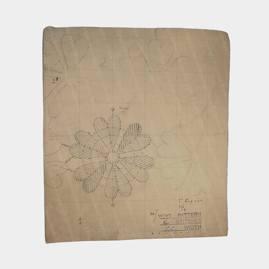 Nottingham Lace Draughtsman Drawing 24/28797