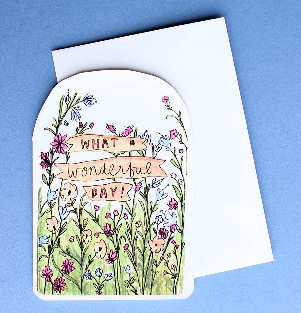 Laura Skilbeck What A Wonderful Day Card