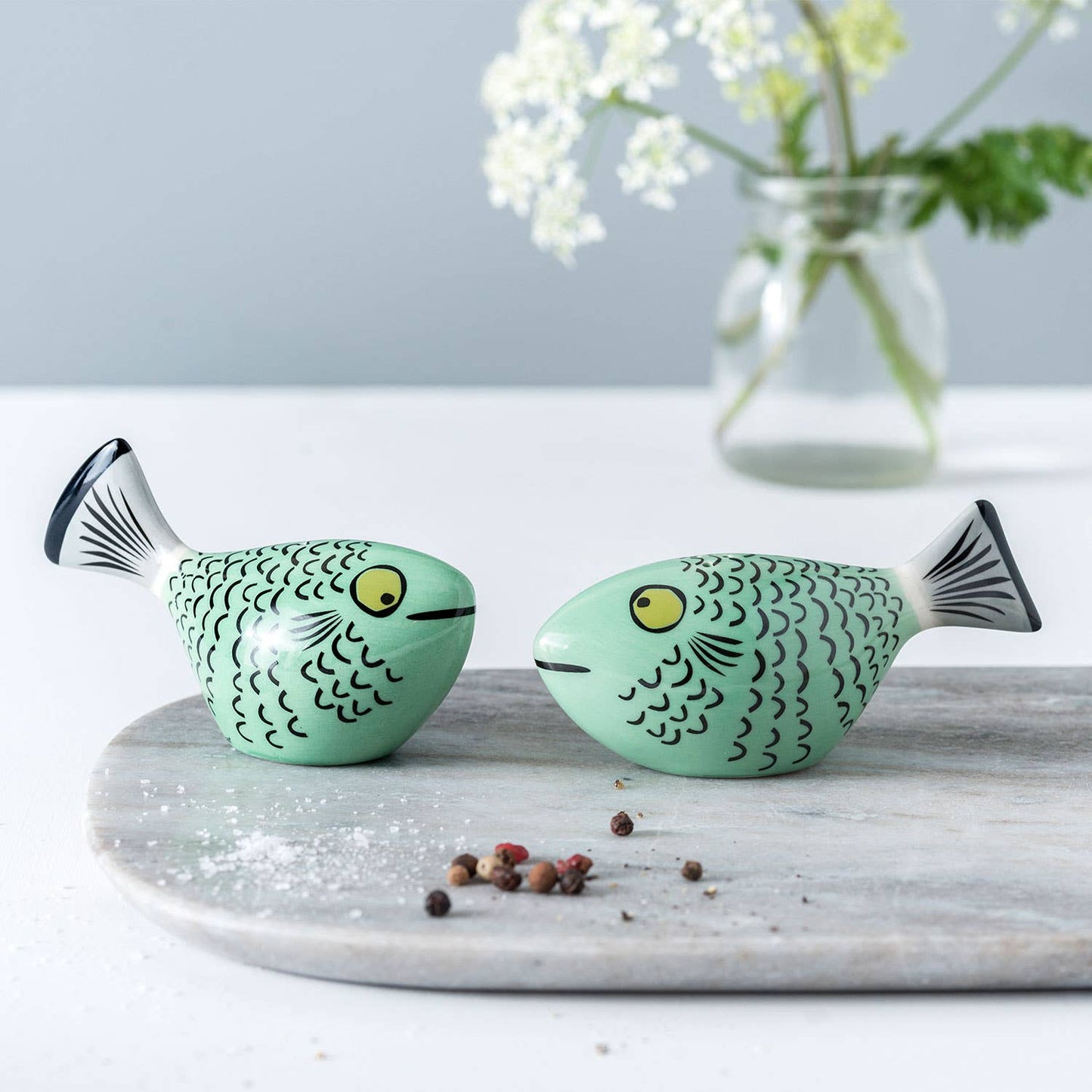 Hannah Turner Fish Salt and Pepper Shakers