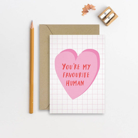 Mifkins Favourite Human Love Card