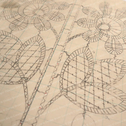 Nottingham Lace Draughtsman Drawing 372/28998