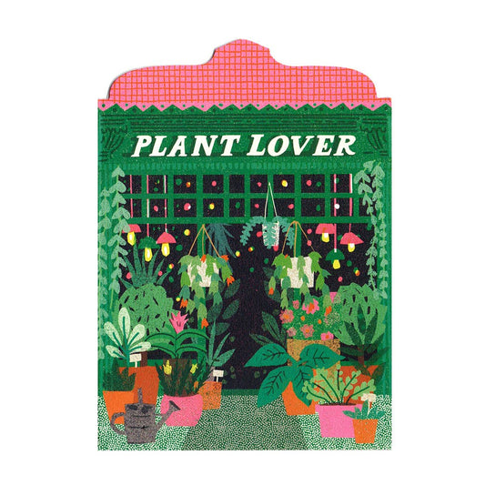 The Printed Peanut| Plant Lover Shop Die Cut Card