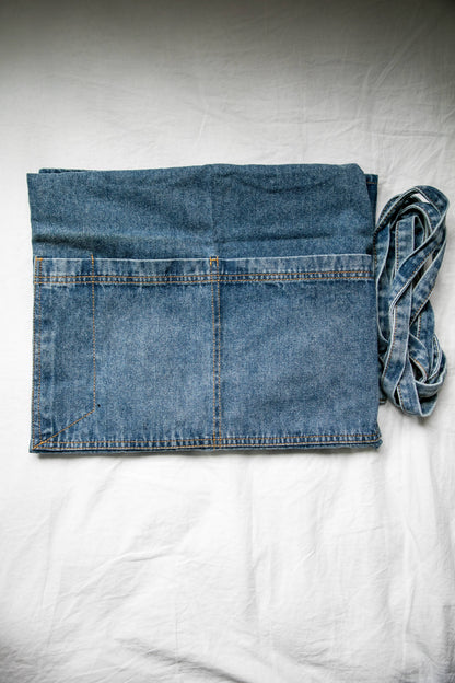 Washed Denim Apron