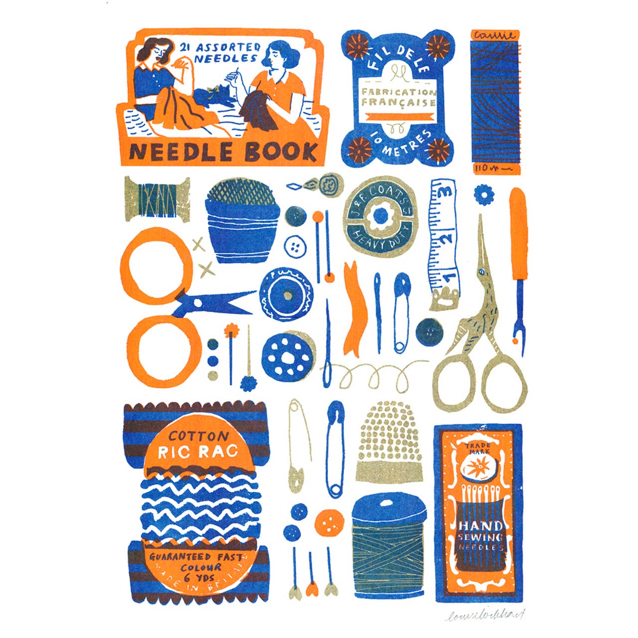 The Printed Peanut| A3 Sewing Collection Riso Print