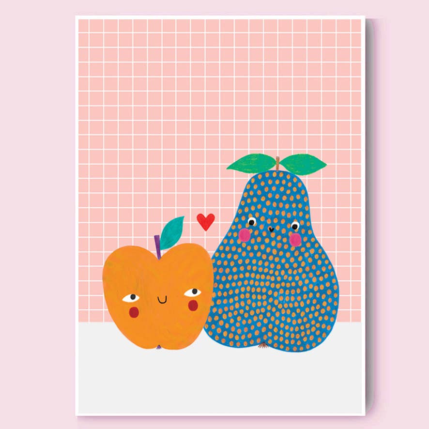 Daria Solak Illustrations Apple and Pear print