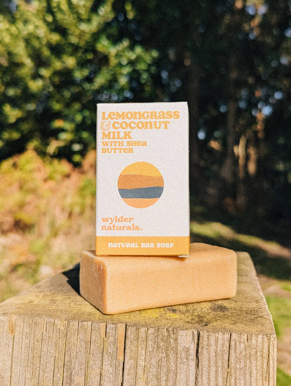 Lemongrass & Coconut Milk with Shea Butter Natural Bar Soap