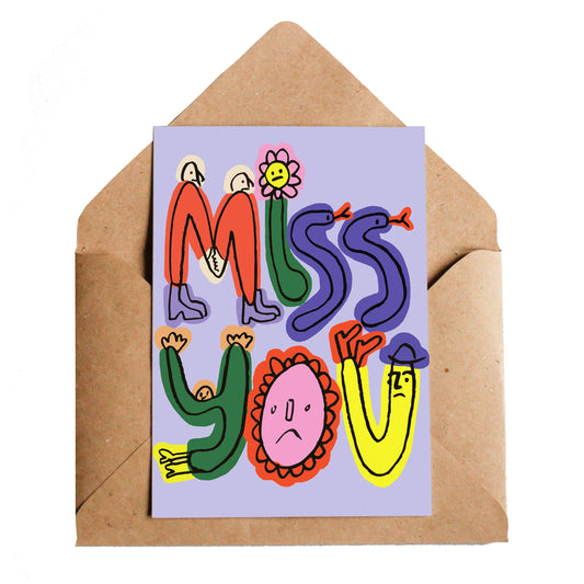 Lottie Hall | Miss You Greeting Card