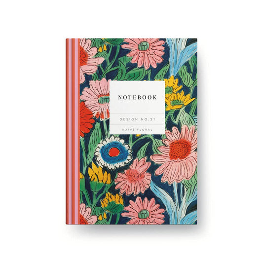 Ohh Deer Kaleido No.21 Naive Floral Hardback Notebook (10593)