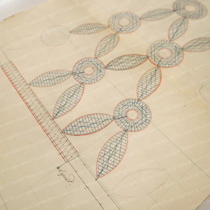 Nottingham Lace Draughtsman Drawing 8858