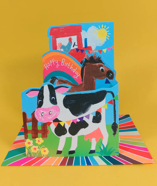 Paper Salad|HAPPY BIRTHDAY FARMYARD