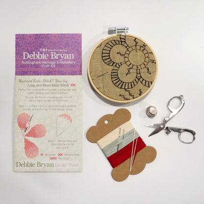 Nottingham Heritage Embroidery Craft Kit | Lace Drawing