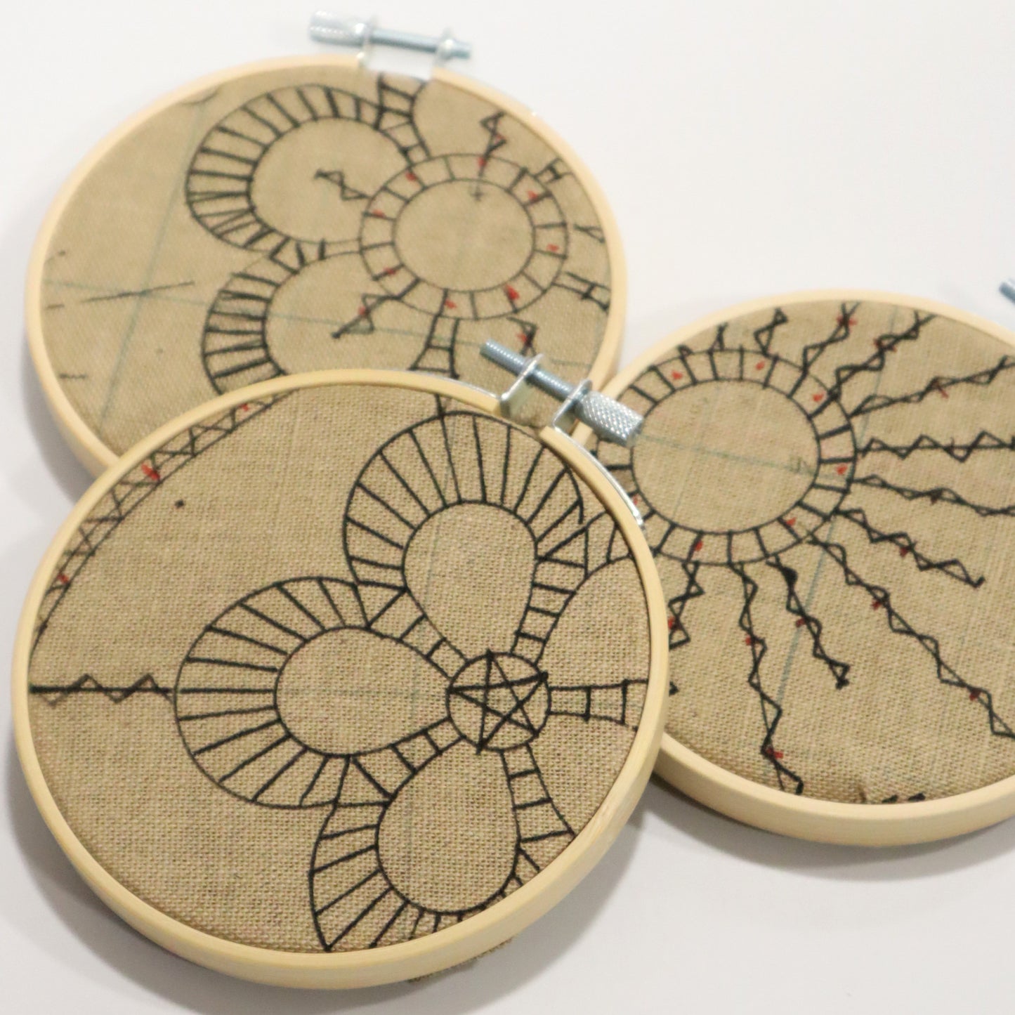 Nottingham Heritage Embroidery Craft Kit | Lace Drawing