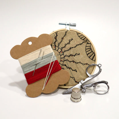 Nottingham Heritage Embroidery Craft Kit | Lace Drawing