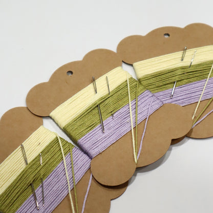 Nottingham Heritage Embroidery Craft Kit | Purple