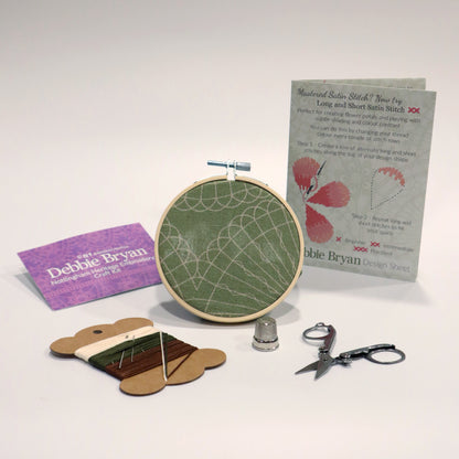 Nottingham Heritage Embroidery Craft Kit | Sage Green