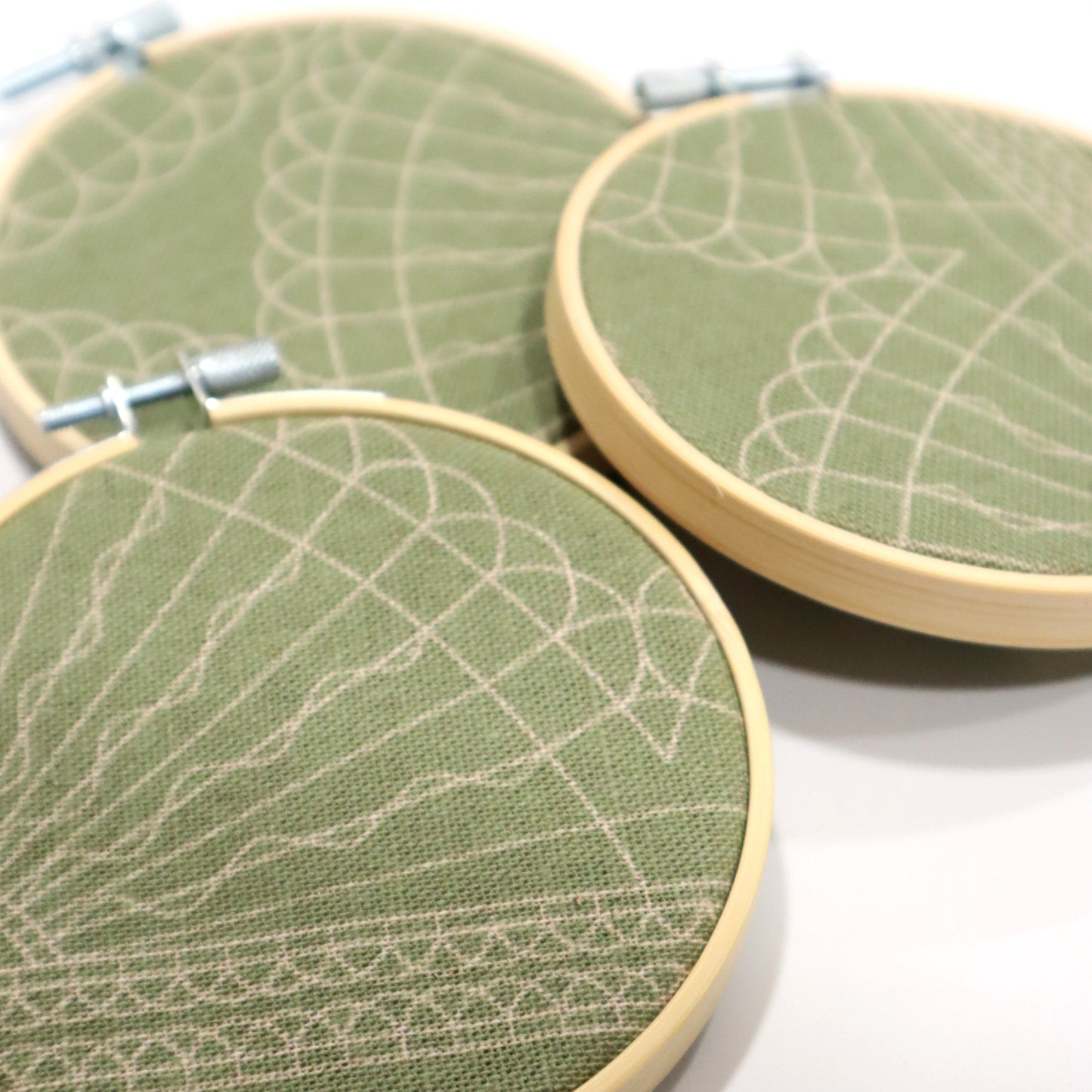 Nottingham Heritage Embroidery Craft Kit | Sage Green