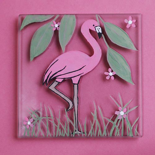 Glass Painting Craft Kit: Coasters