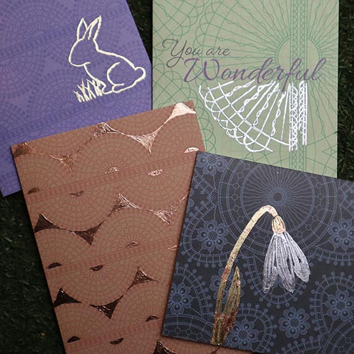 Gold Leaf Craft Kit: Greetings Cards