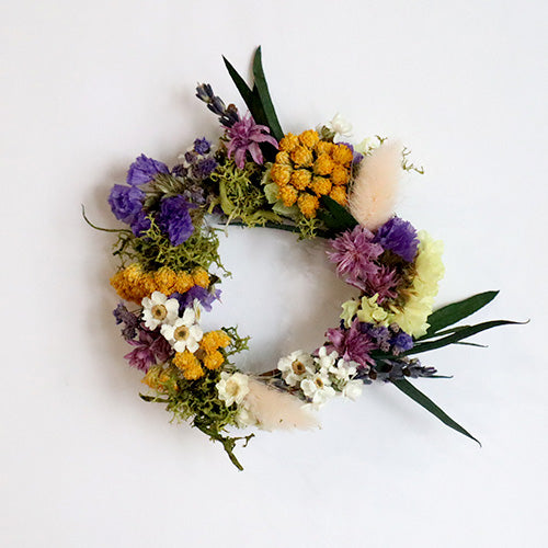 Limited Edition Mini Wreath Making Craft Kit - Mellow Yellow Bouquet