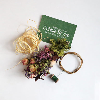 Limited Edition Mini Wreath Making Craft Kit - Lilac Field Bouquet