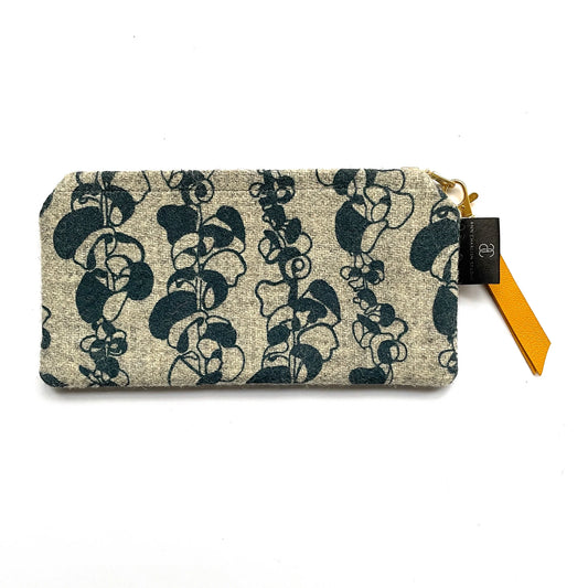 Ann Charlish|Marcia Silkscreen Printed Harris Tweed Pouch