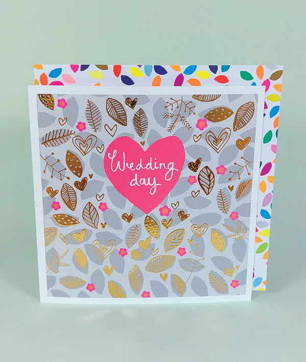 Paper Salad Wedding Day Card