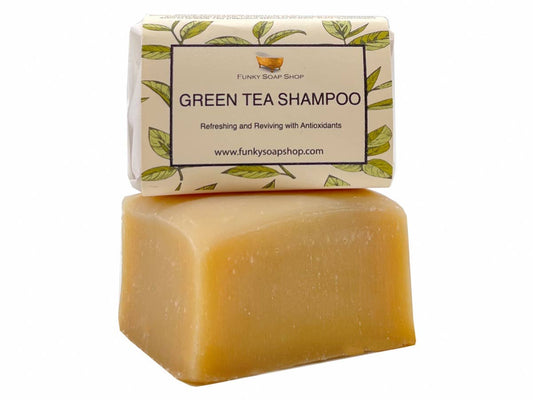 Funky Soap Shop Green Tea Shampoo Bar