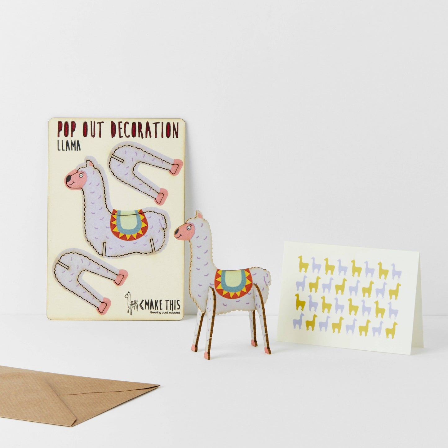 The Pop-out Card Company - Greeting Card IIama