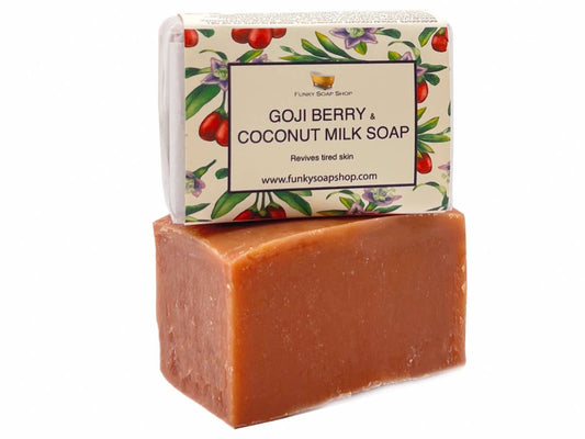 Funky Soap Shop Goji Berry & Coconut Milk Soap