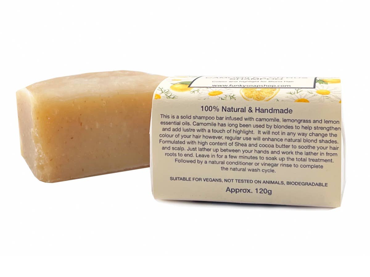 Funky Soap Shop Camomile Citrus Shampoo Bar