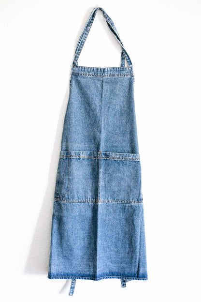 Washed Denim Apron