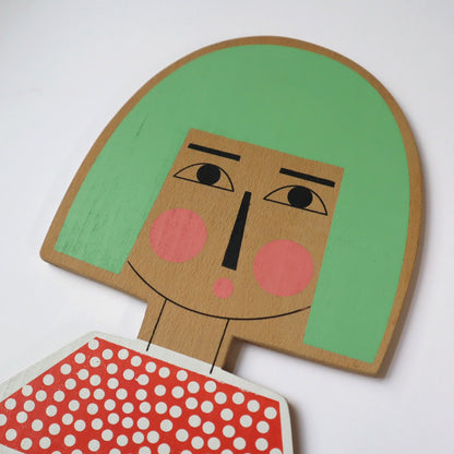 Dotty Bob Wall Plaque by Fiona Wilson