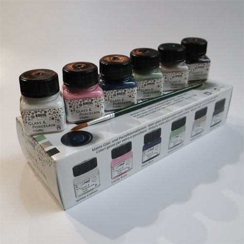 Kreul Glass & Porcelain Paint Set