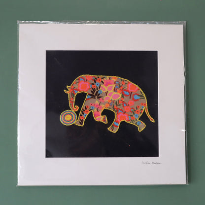 Embroidered Print by Krishna Madena