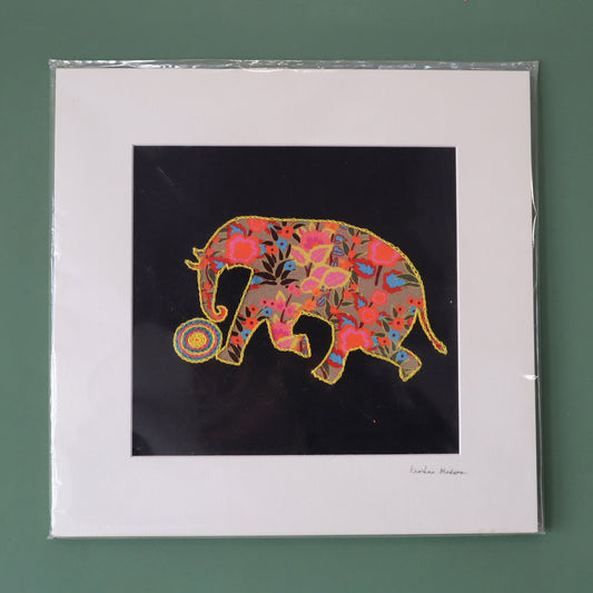 Embroidered Print by Krishna Madena