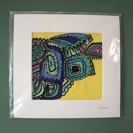 Beaded Print by Krishna Madena