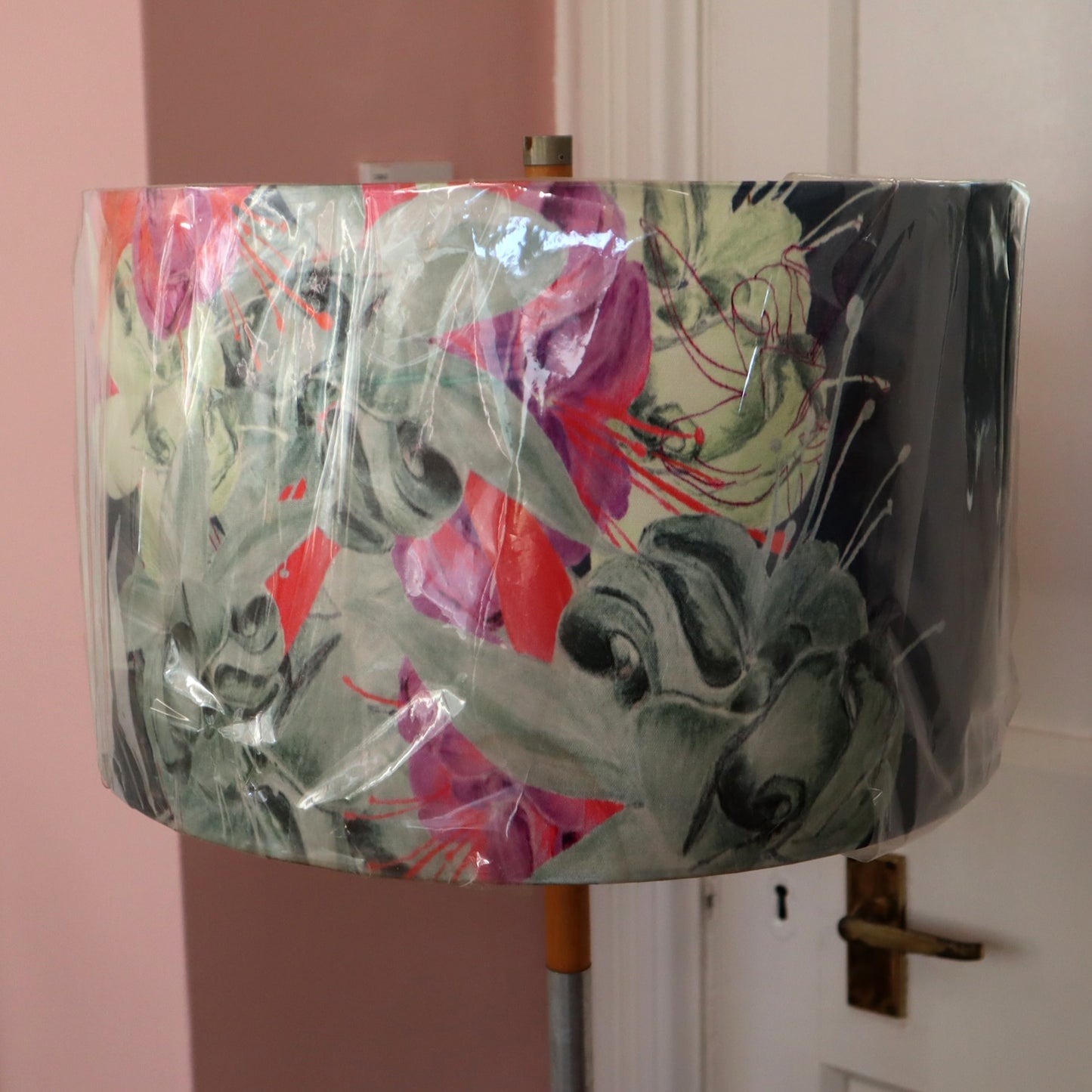 Large Floral Lampshade