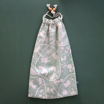 Natural Linen Drawstring Bag by Thorody