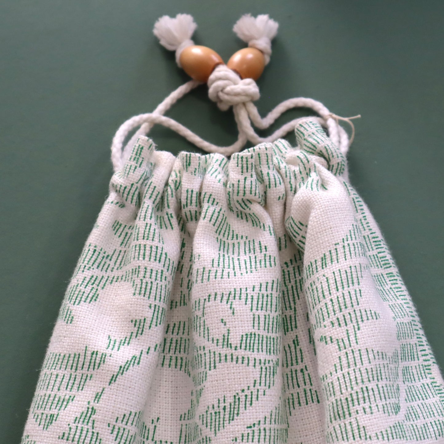 Natural Linen Drawstring Bag by Thorody