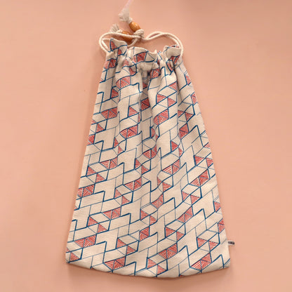 Natural Linen Drawstring Bag by Thorody