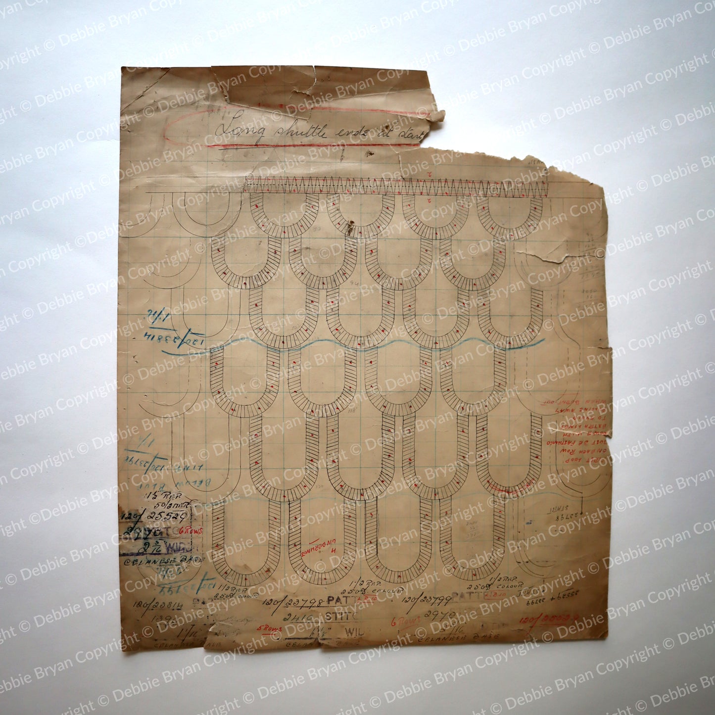 Nottingham Lace Draughtsman Drawing 120/25529