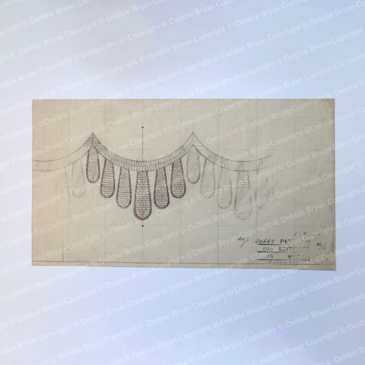 Nottingham Lace Draughtsman Drawing 24/30669