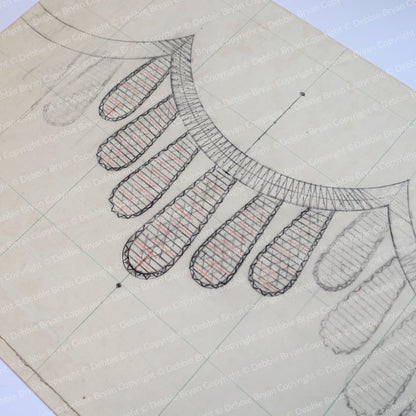 Nottingham Lace Draughtsman Drawing 24/30669