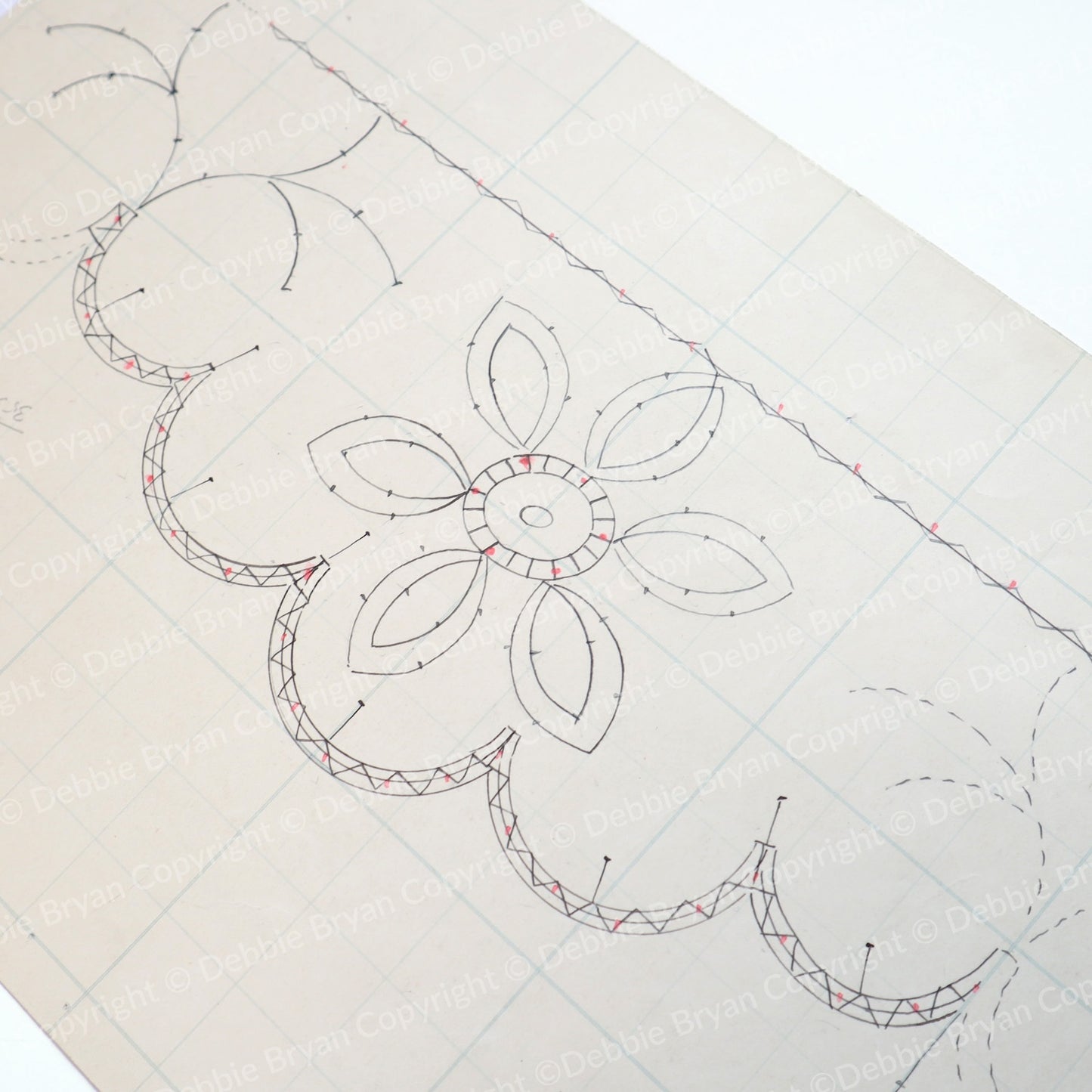 Nottingham Lace Draughtsman Drawing 300/28045