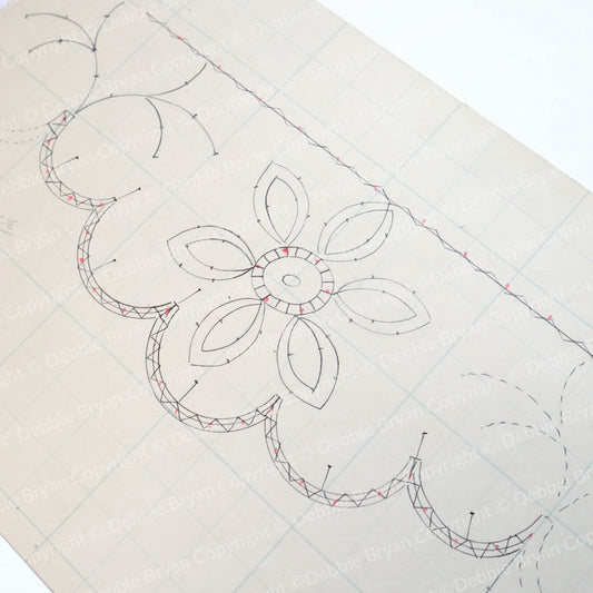 Nottingham Lace Draughtsman Drawing 300/28045
