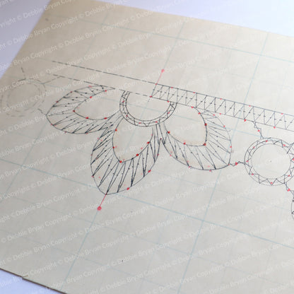 Nottingham Lace Draughtsman Drawing 46/28003