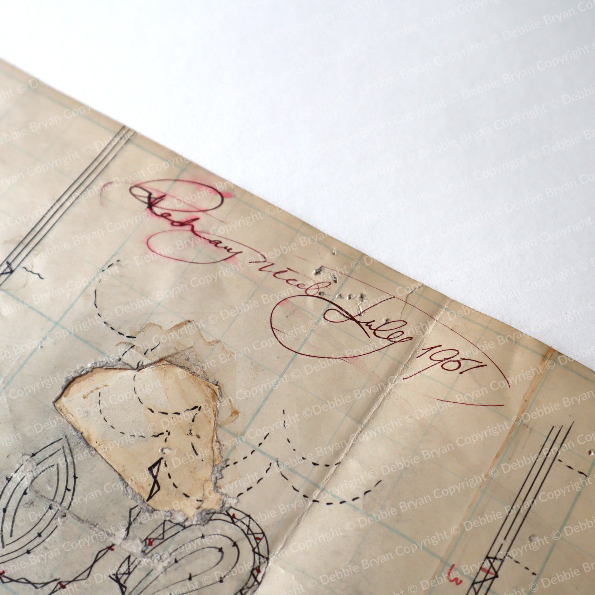 Old document with handwritten text and a signature on a white background